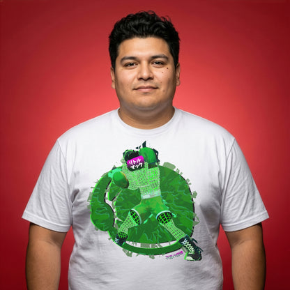 49b | Bruiser from the Bronx (Wireframe) | T-Shirt