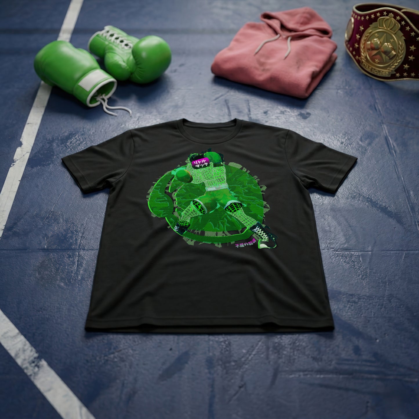49b | Bruiser from the Bronx (Wireframe) | T-Shirt