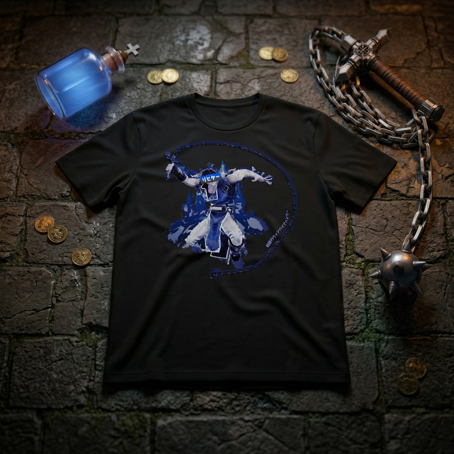66e | Azure Vampire Assassin | T-Shirt