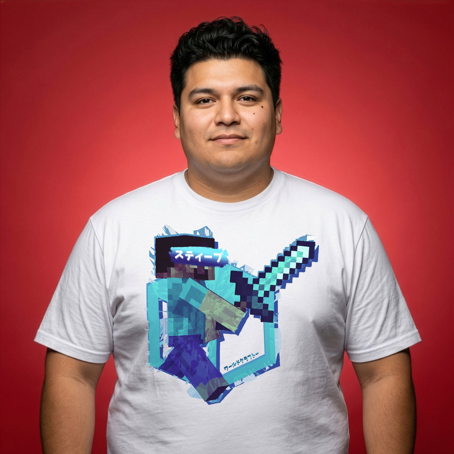 77a | Builder of Worlds (Steve) | T-Shirt