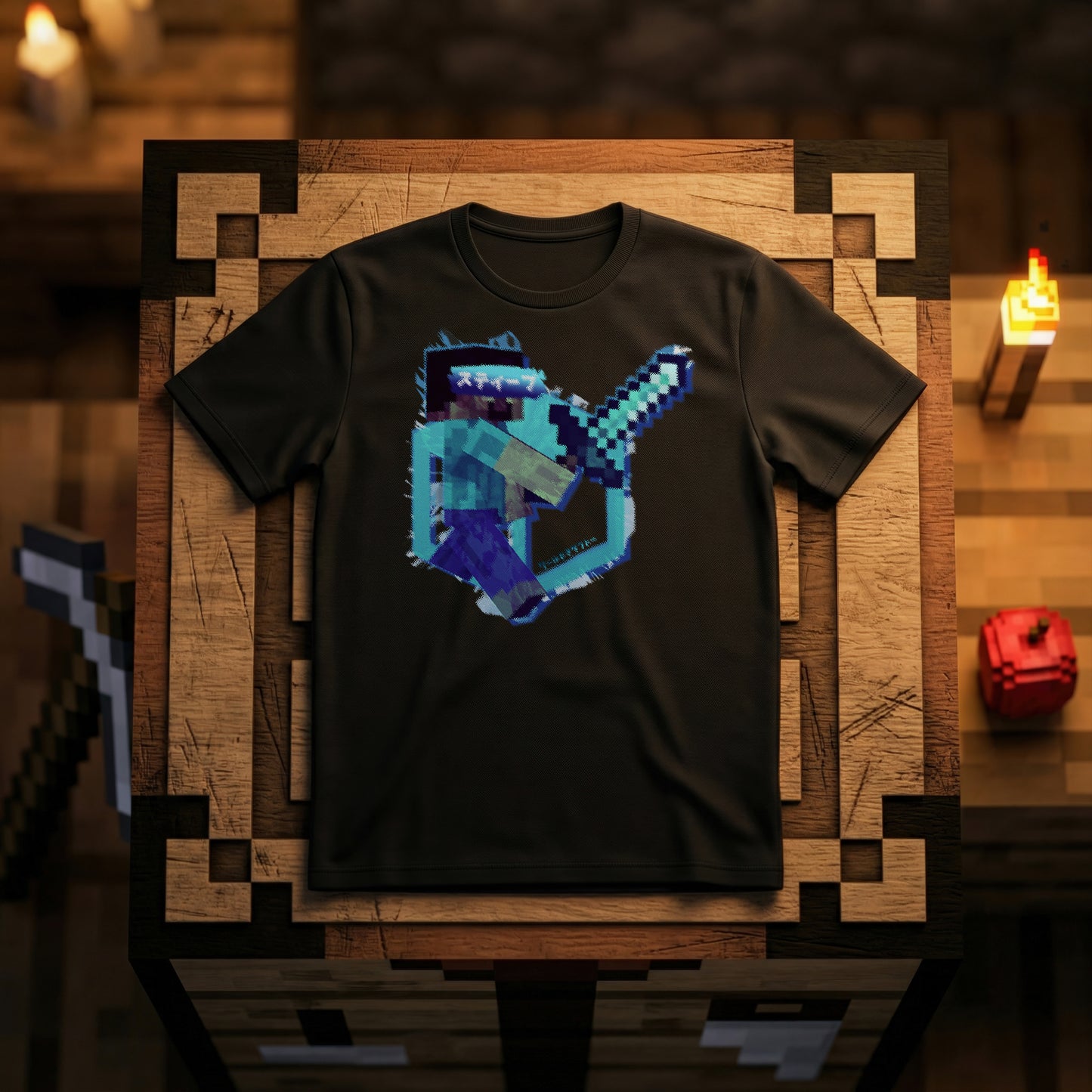 77a | Builder of Worlds (Steve) | T-Shirt